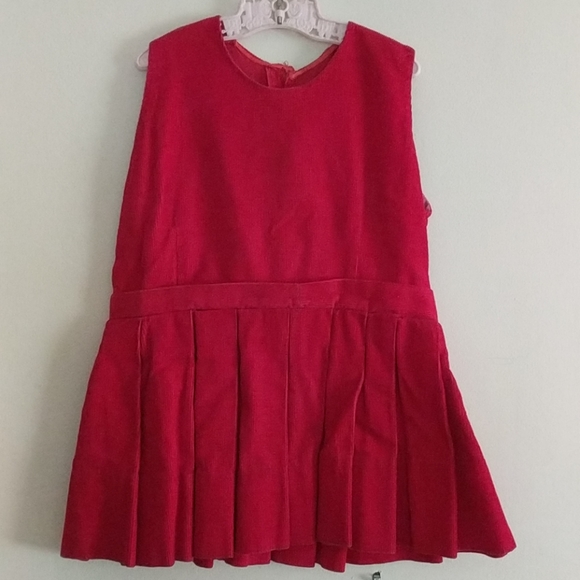 unknown Other - Vintage Corduroy Child's Dress